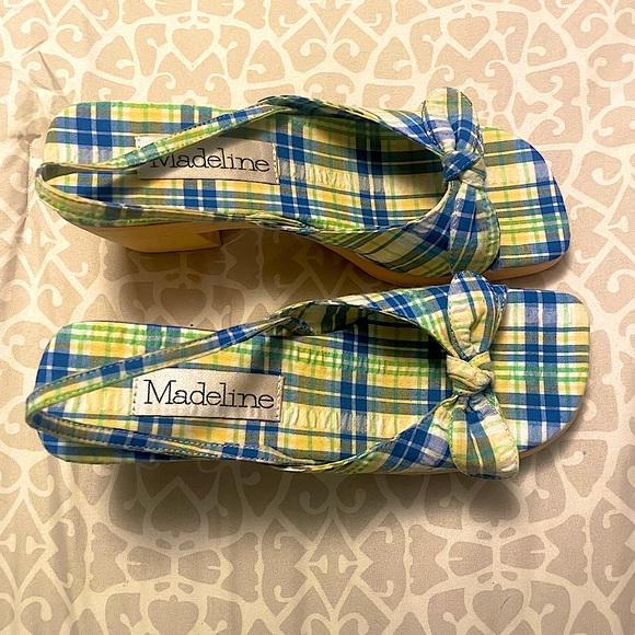 Madeline Heels/Sandals. Good Shape - Picture 3 of 5